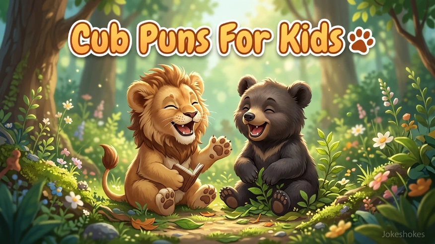 Cub Puns For Kids ๐พ