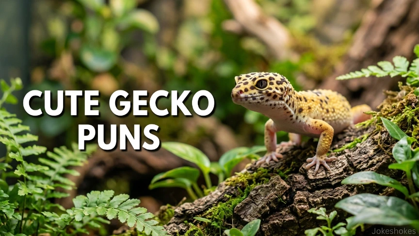 Cute Gecko Puns