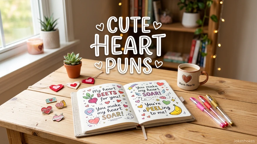 Cute heart puns