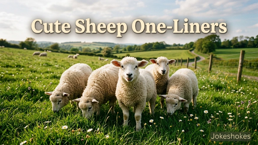 Cute Sheep One-Liners