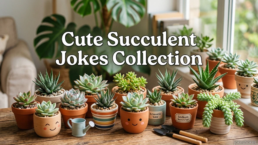 Cute Succulent Jokes Collection