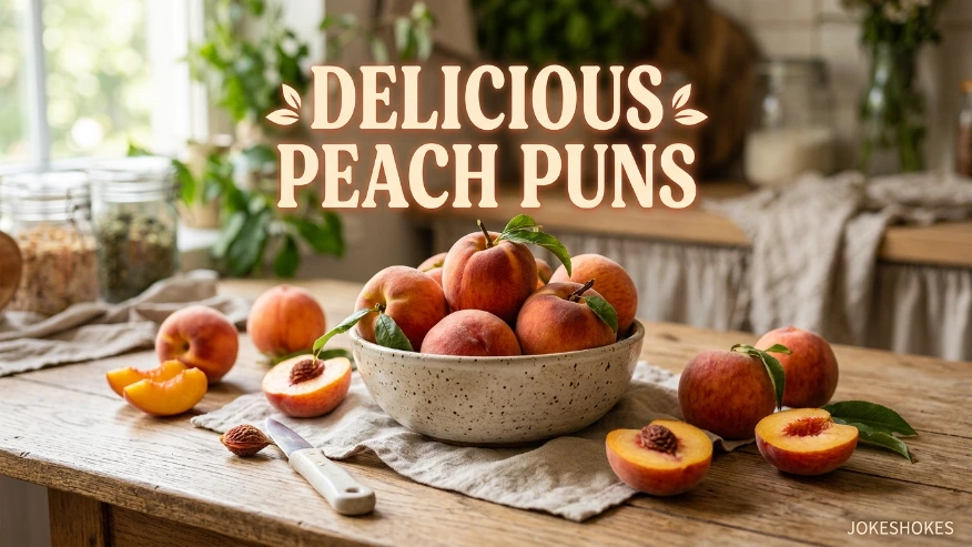 Delicious Peach Puns