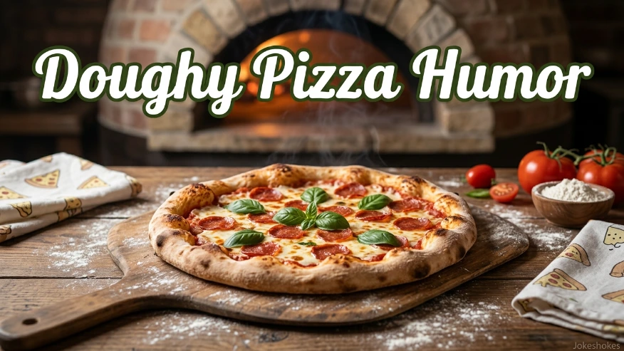 Doughy Pizza Humor