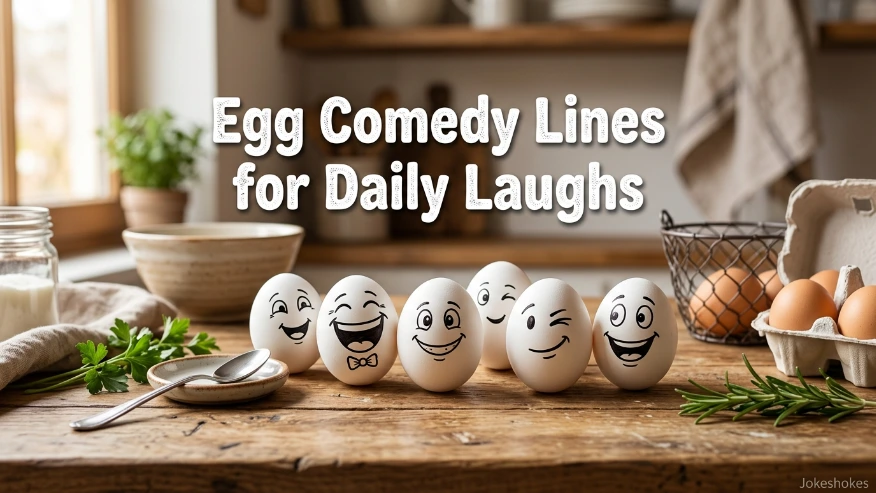 Egg Comedy Lines for Daily Laughs