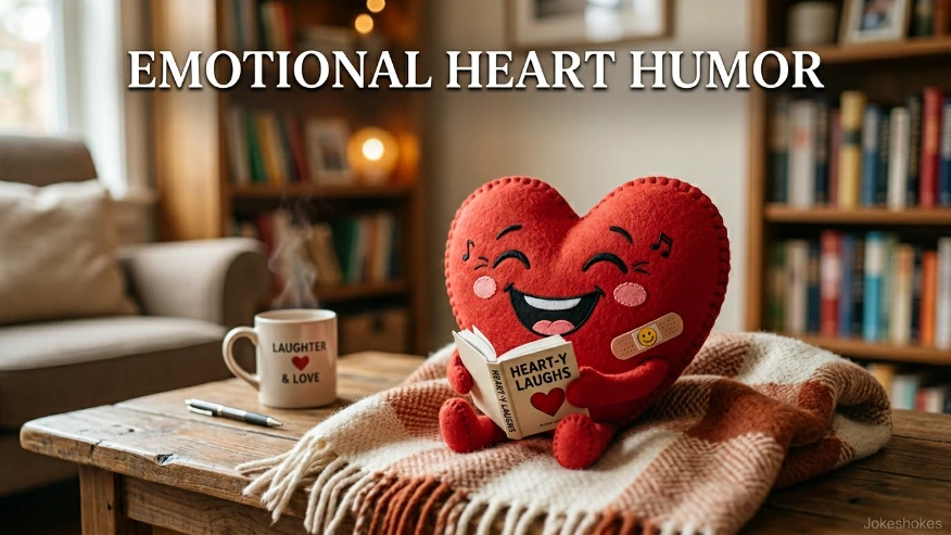 Emotional heart humor