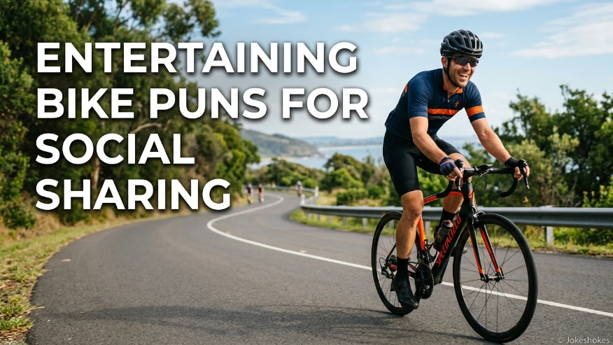 Entertaining Bike Puns for Social Sharing