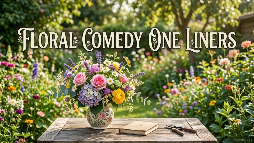 Floral Comedy One Liners