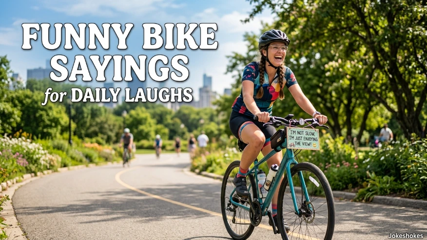 Funny Bike Sayings for Daily Laughs