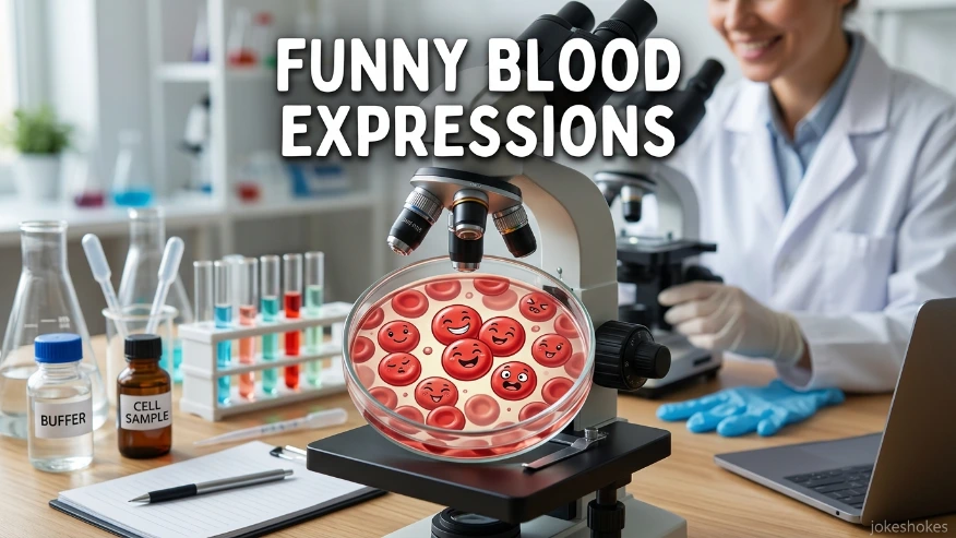 Funny Blood Expressions