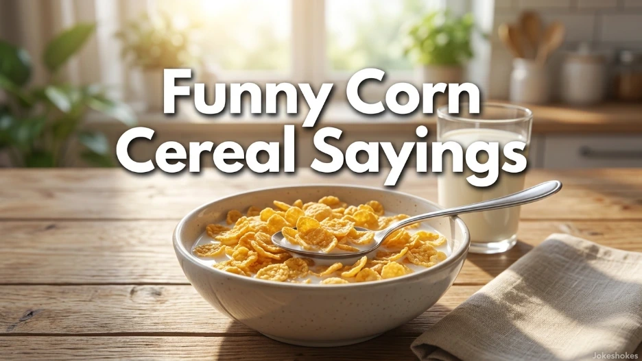 Funny Corn Cereal Sayings