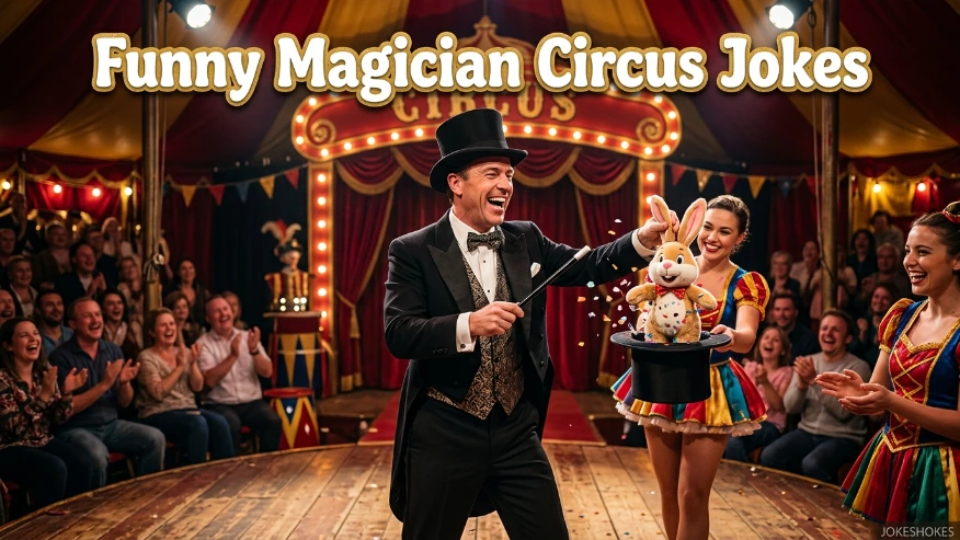 Funny Magician Circus Jokes