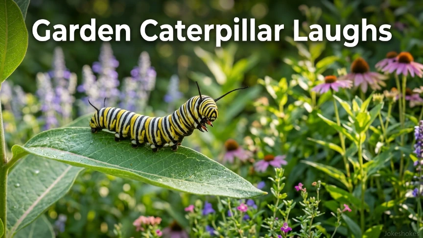 Garden Caterpillar Laughs