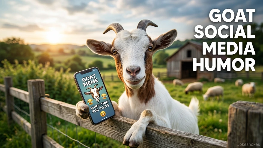 Goat Social Media Humor