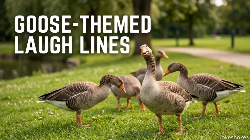 Goose-Themed Laugh Lines