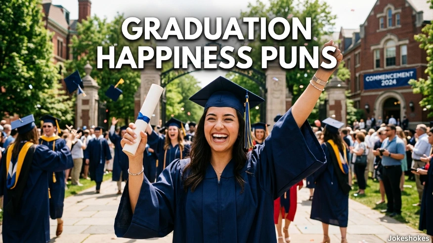 Graduation Happiness Puns