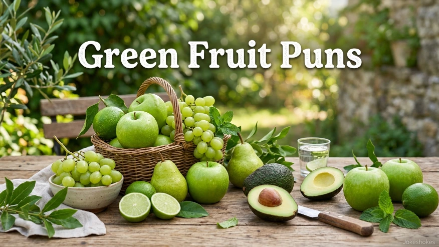 Green Fruit Puns