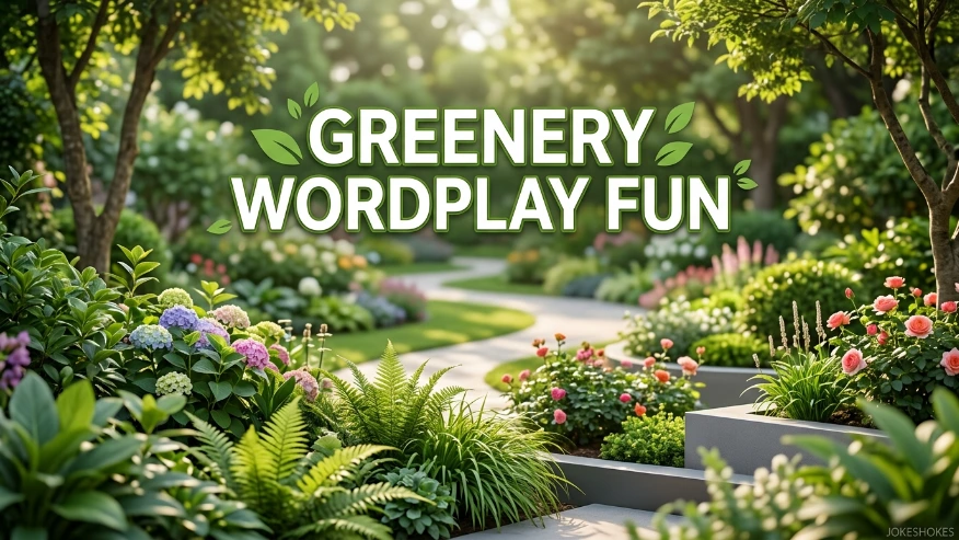 Greenery Wordplay Fun