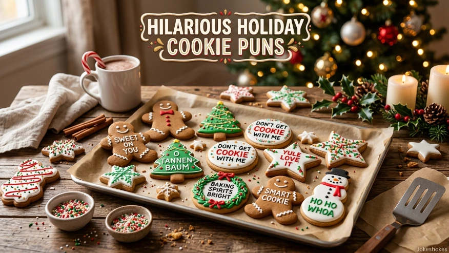 Hilarious Holiday Cookie Puns