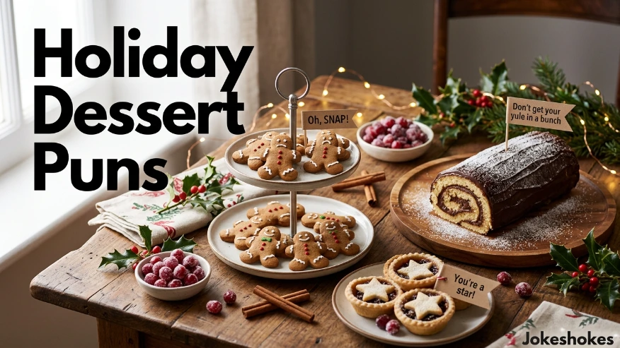 Holiday Dessert Puns