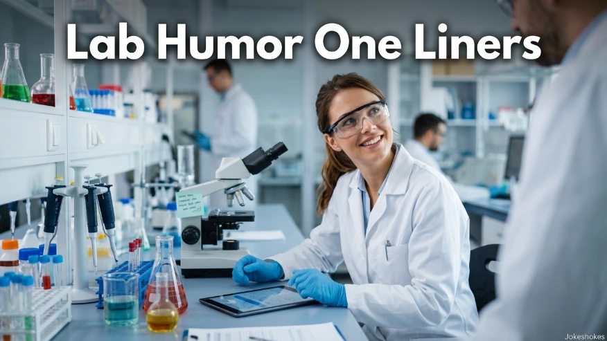 Lab Humor One Liners