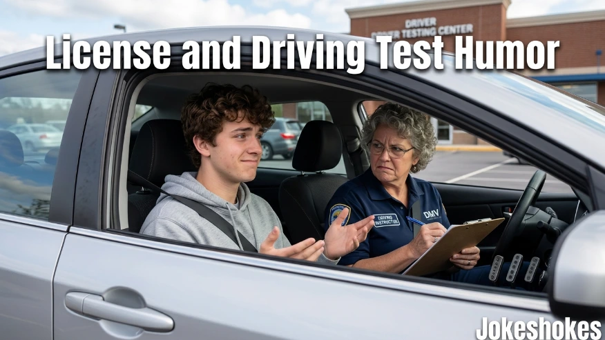 License and Driving Test Humor