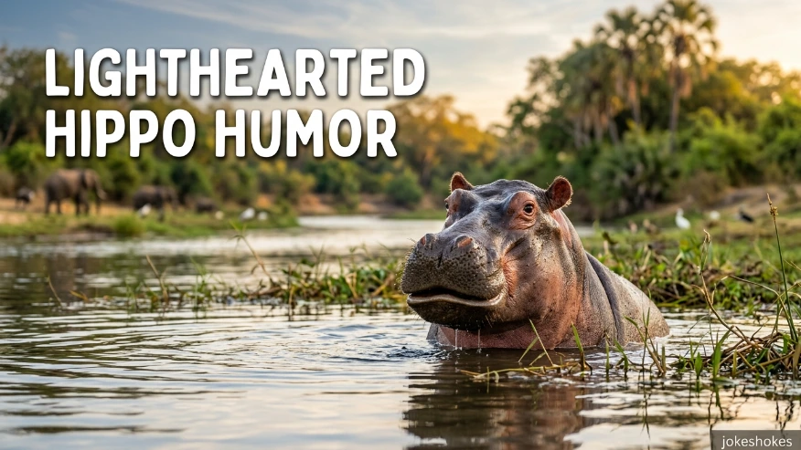 Lighthearted Hippo Humor