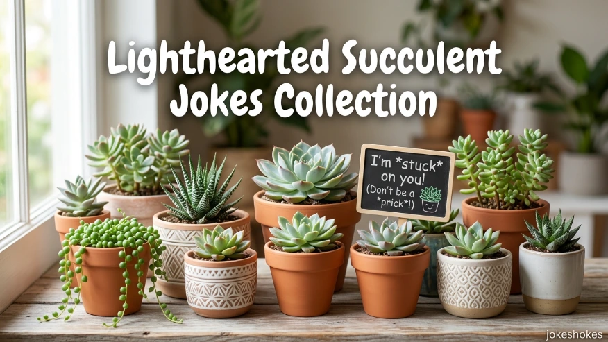 Lighthearted Succulent Jokes Collection