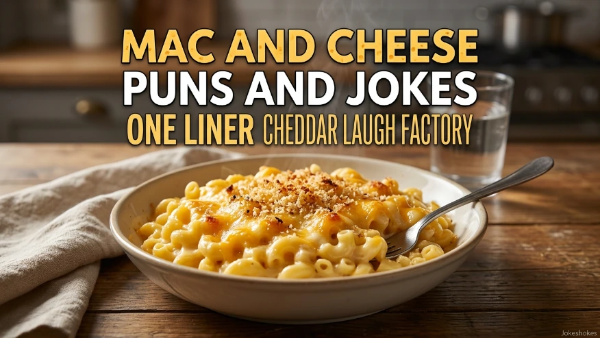 Mac and Cheese Puns and Jokes One Liner Cheddar Laugh Factory