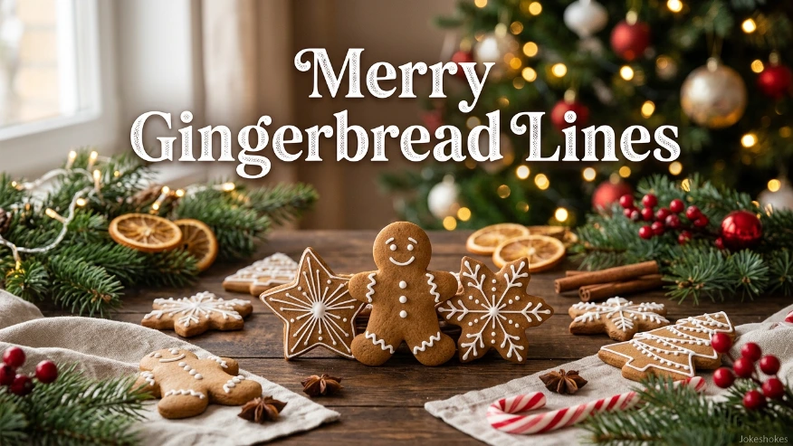Merry Gingerbread Lines