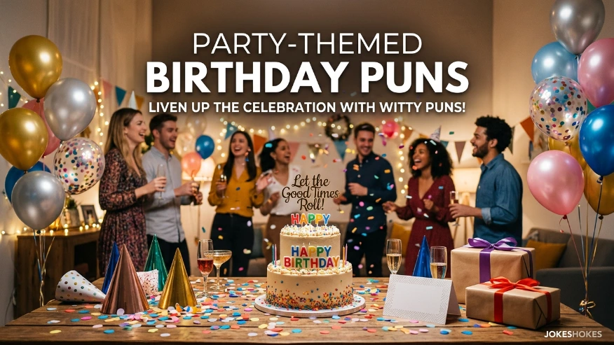 Party-Themed Birthday Puns