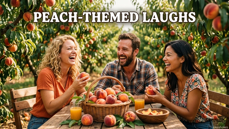 Peach-Themed Laughs