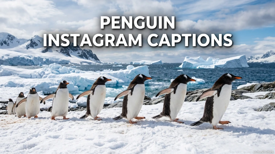 Penguin Instagram Captions