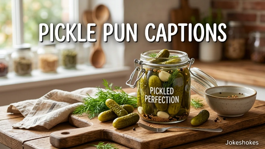 Pickle Pun Captions
