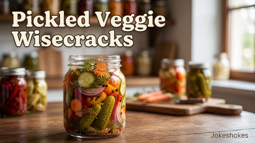 Pickled Veggie Wisecracks