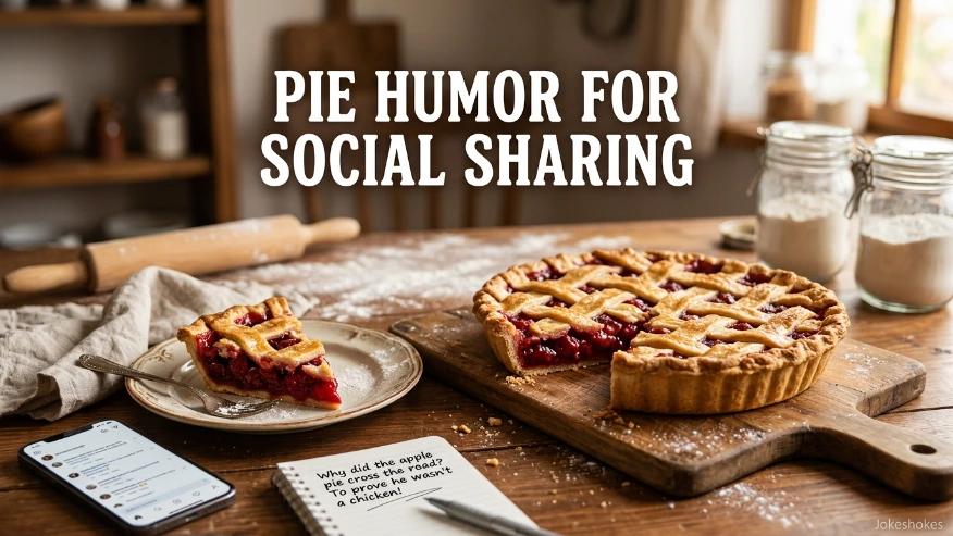 Pie Humor for Social Sharing