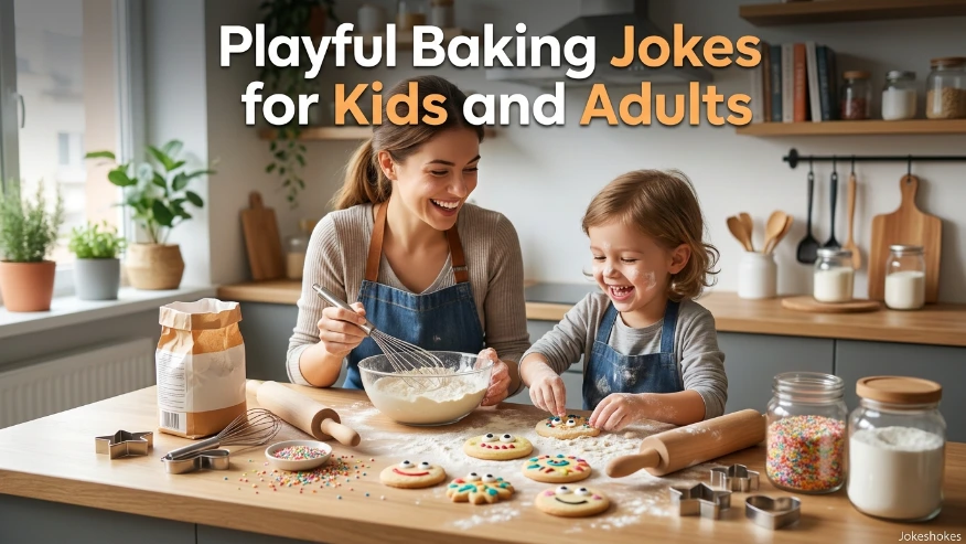 Playful Baking Jokes for Kids and Adults