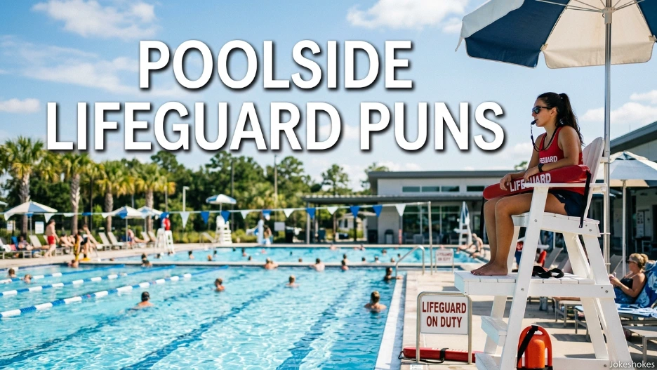 Poolside Lifeguard Puns