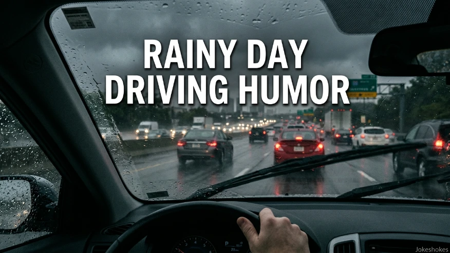 Rainy Day Driving Humor