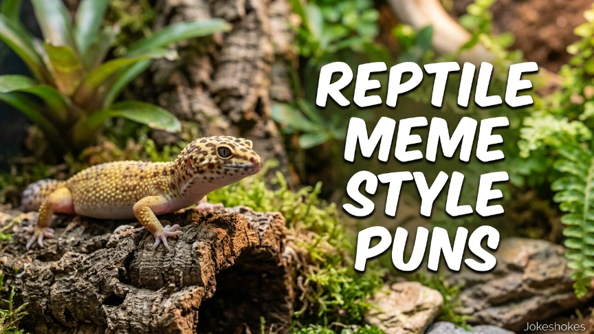 Reptile Meme Style Puns