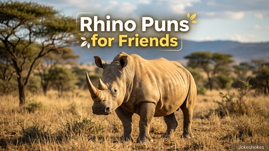 Rhino Puns for Friends