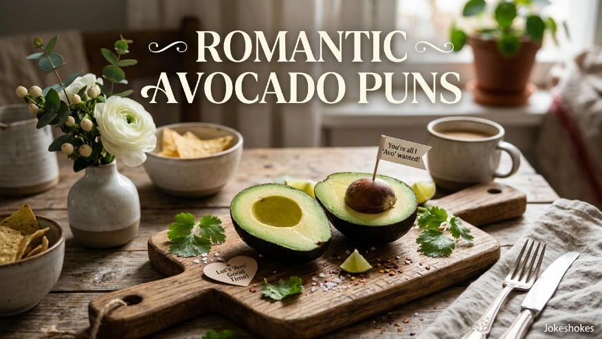 Romantic Avocado Puns