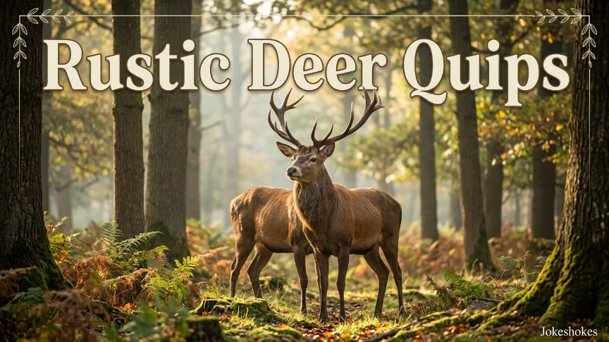 Rustic Deer Quips