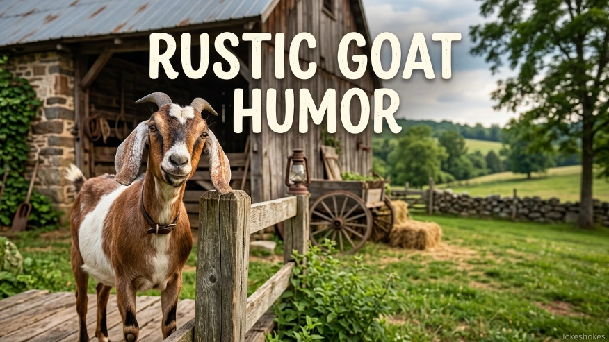 Rustic Goat Humor