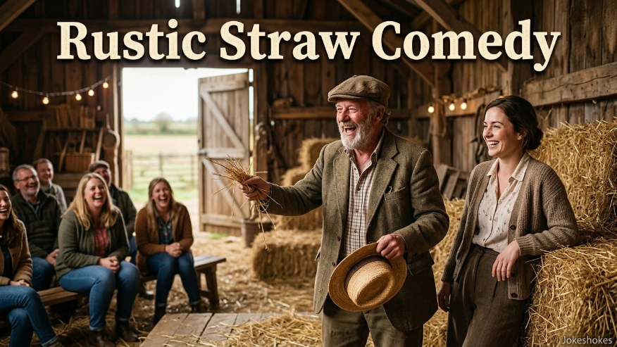 Rustic Straw Comedy