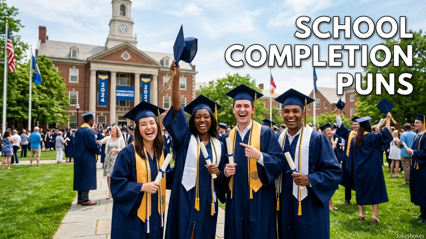 School Completion Puns
