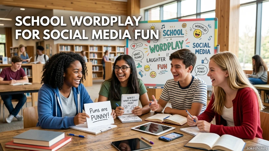 School Wordplay for Social Media Fun