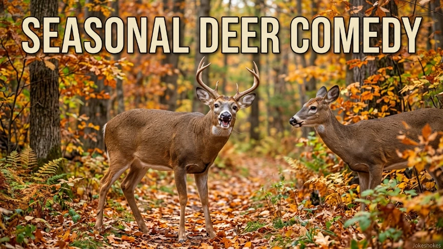 Seasonal Deer Comedy