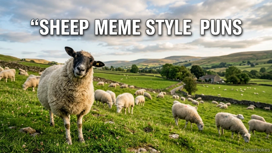 Sheep Meme Style Puns