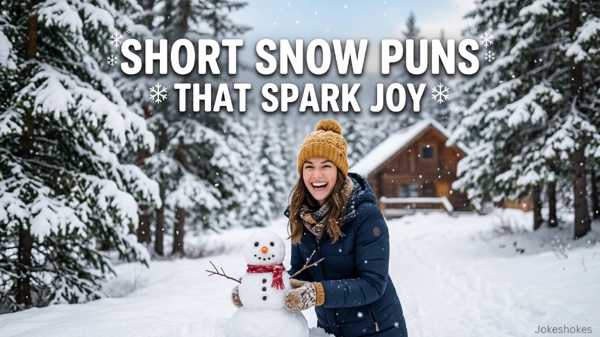 Short Snow Puns That Spark Joy