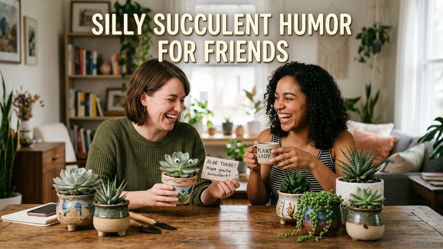 Silly Succulent Humor for Friends